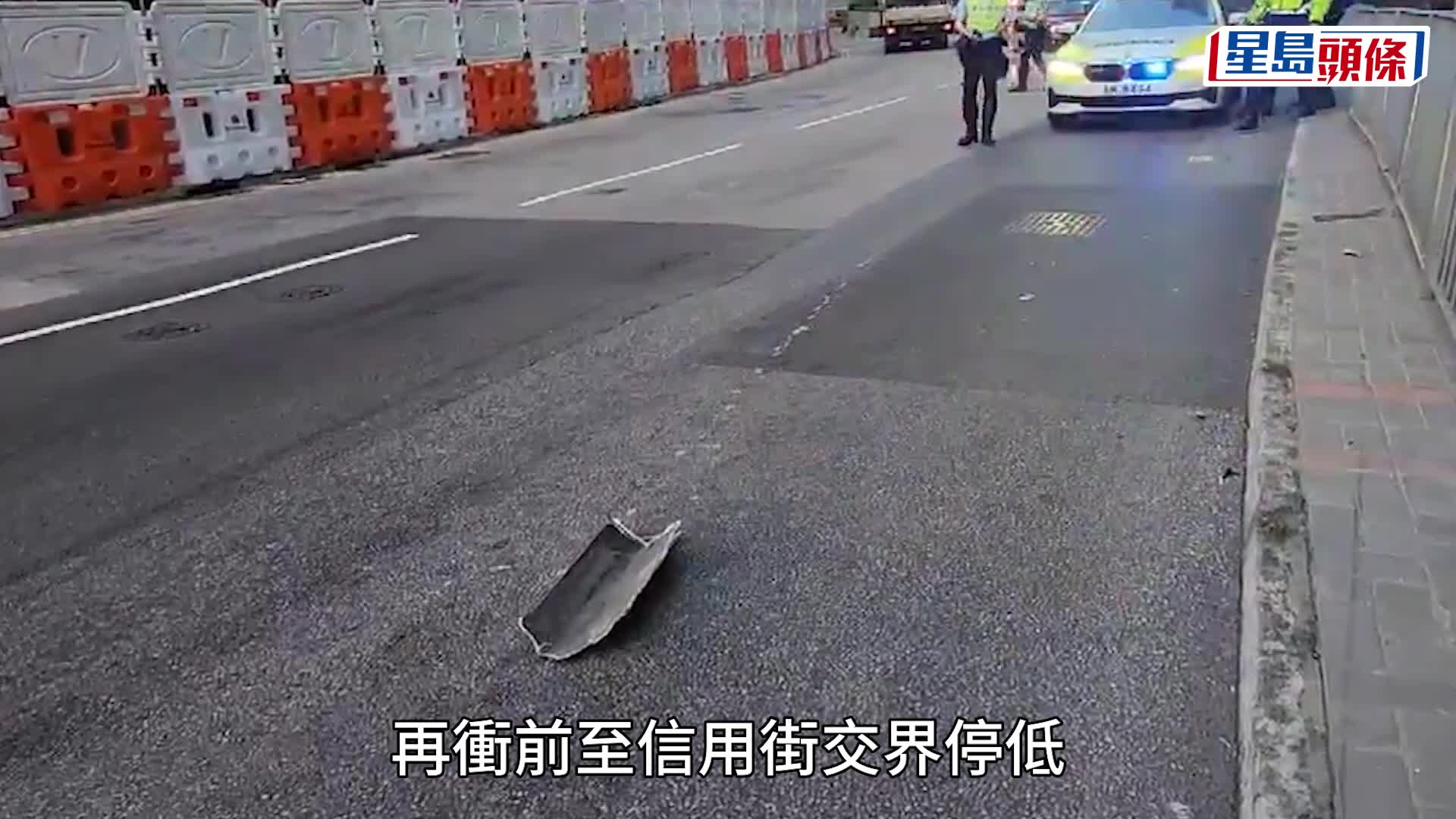 何文田運報車失控撞欄 男司機頭暈送院治理