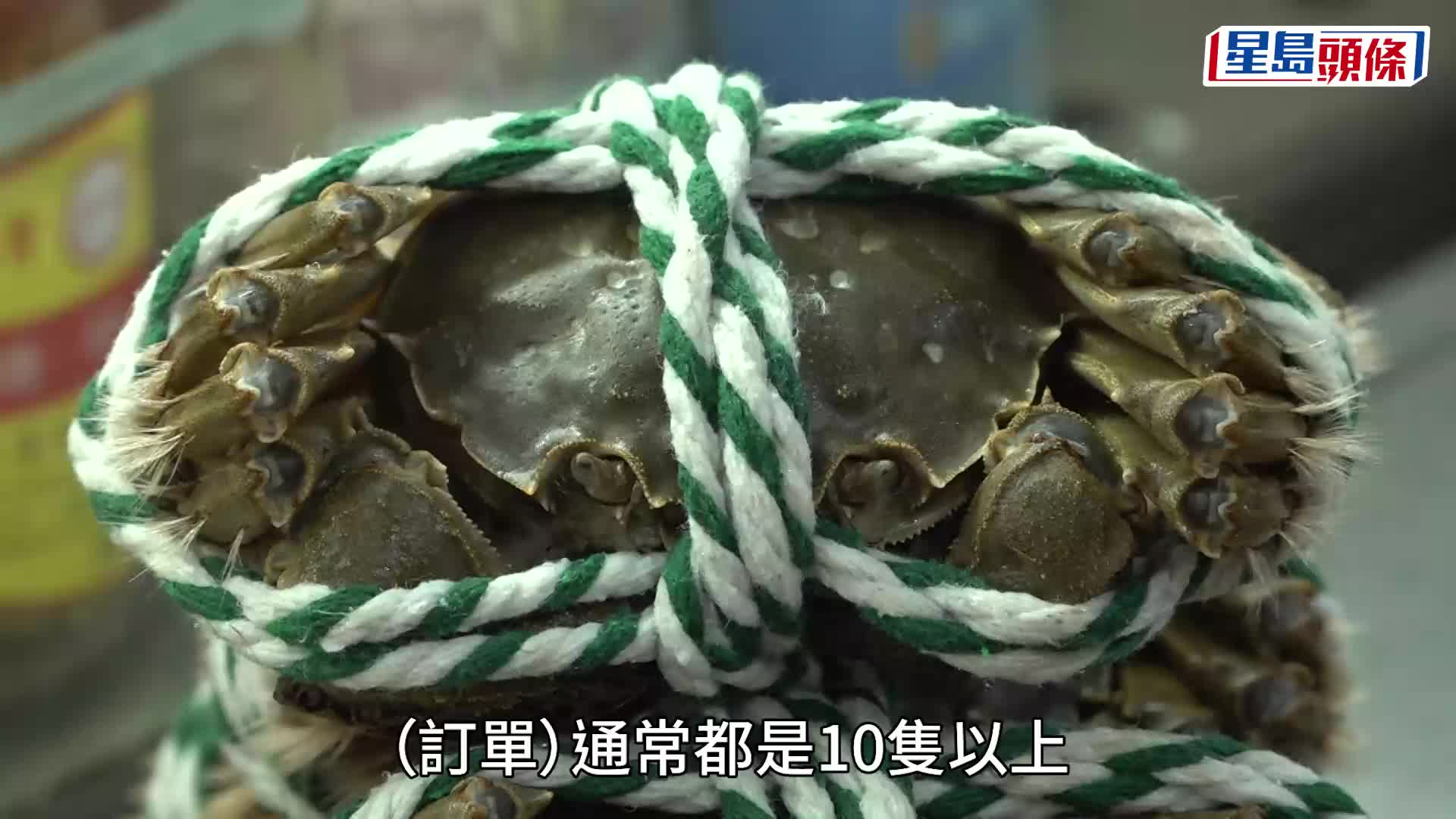 內地大閘蟹直供香港︱專賣店門庭若市 負責人：成本低咗又新鮮 料蟹季延長冬至後