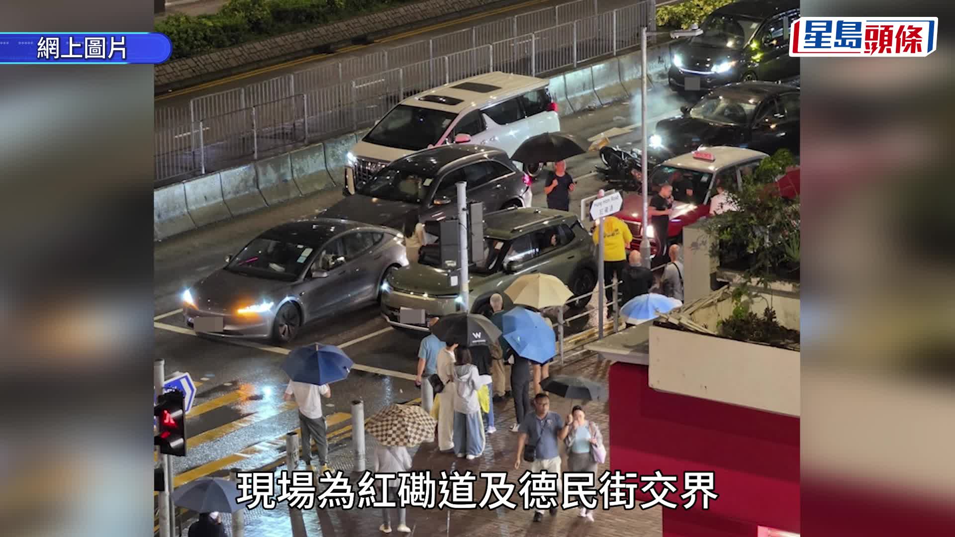 紅磡醉駕車禍‧有片｜私家車猛撼電單車 鐵騎士被拋飛墮地重創