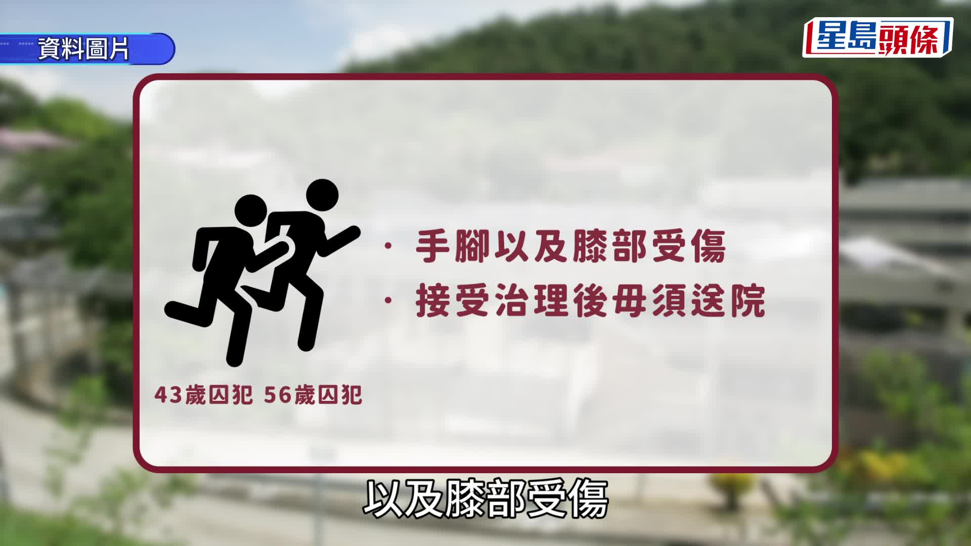 喜靈洲戒毒所兩男囚企圖越柙 懲教人員迅速制服