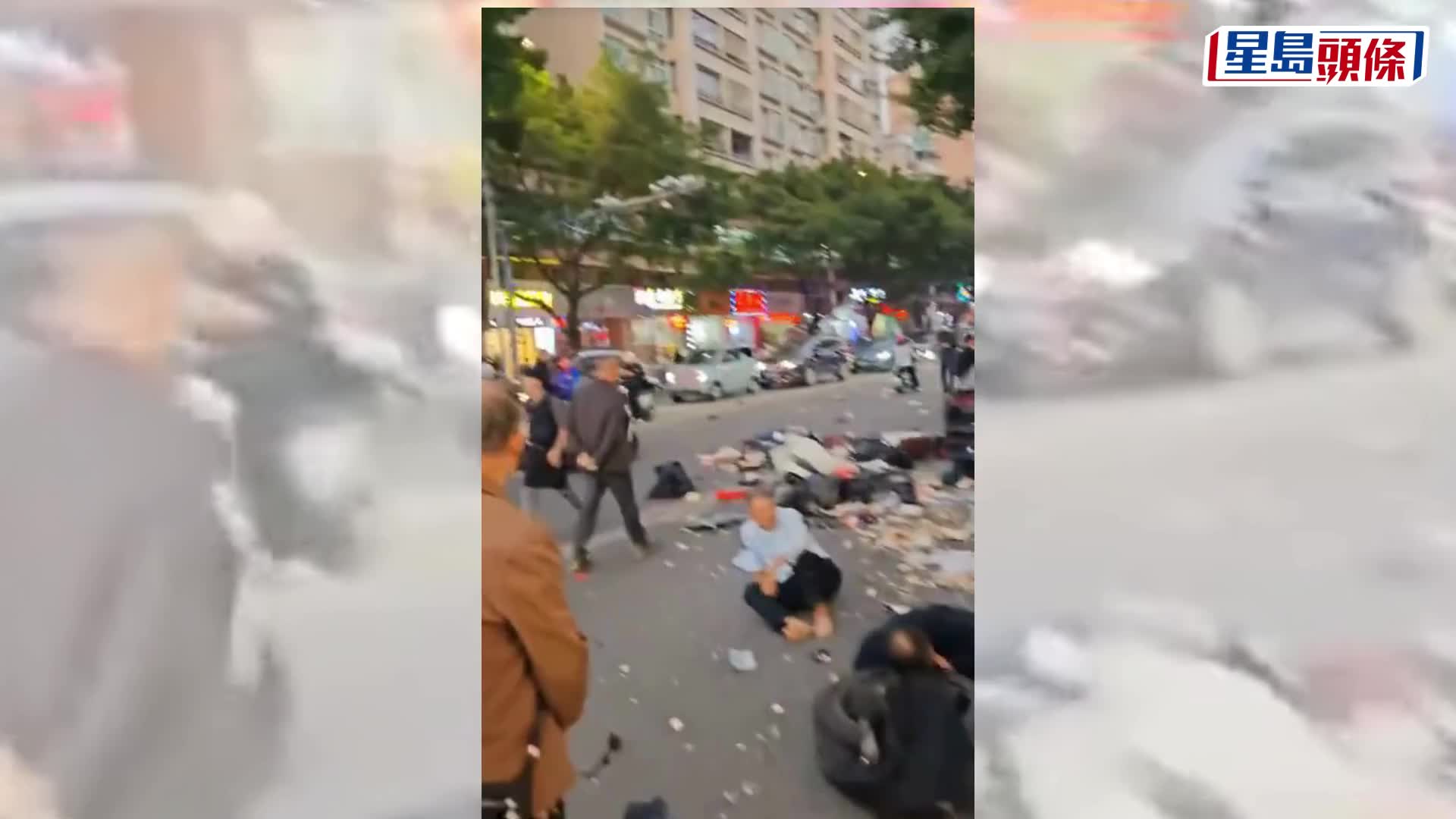 廣州司機駕車剷上行人路釀4傷。