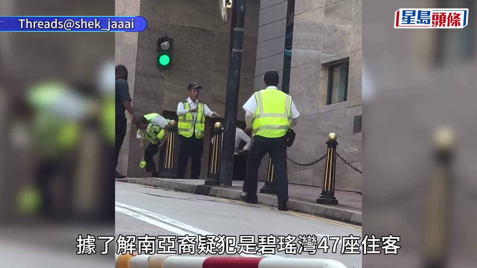 警員到場調查。劉漢權攝