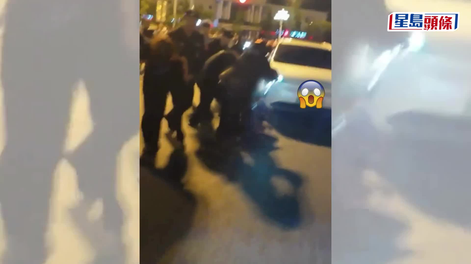 遼寧「鬼火少年」凌晨戴面具持玩具槍炸街，240警圍捕103人。