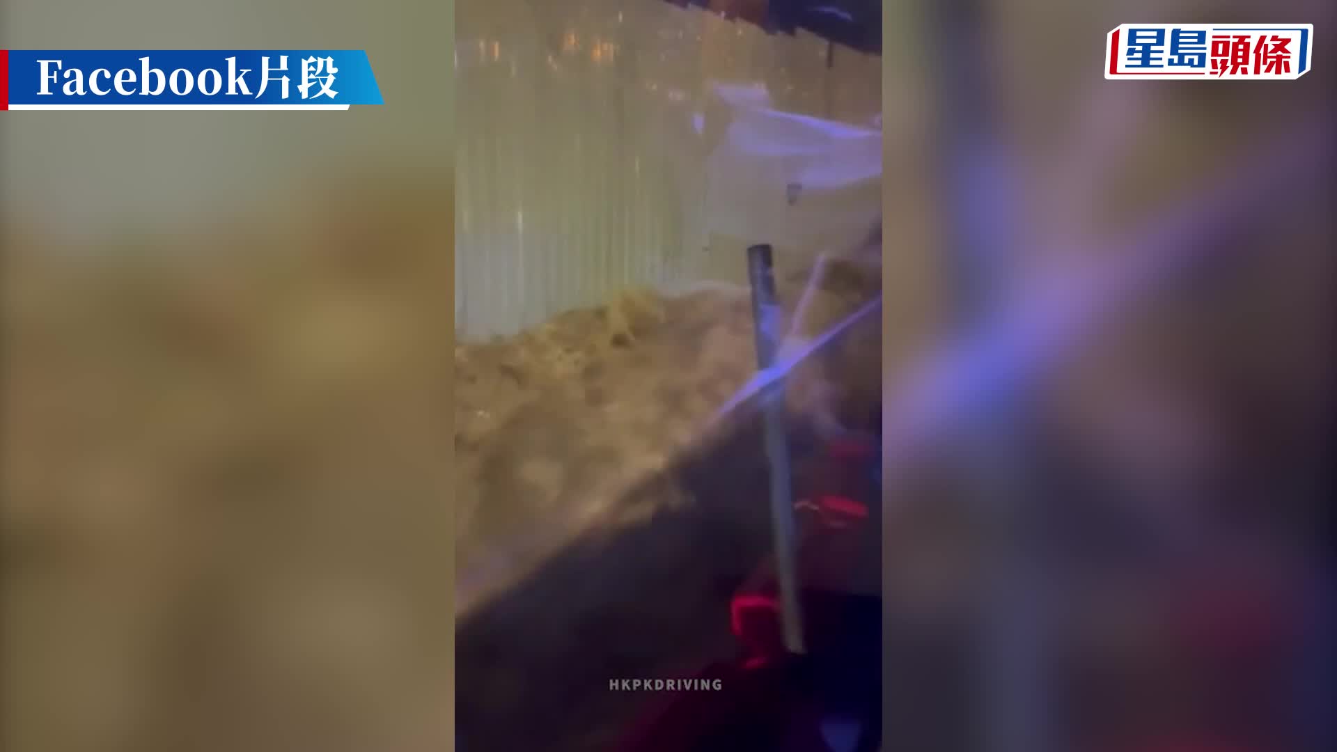 激流小巴驚撞漂浮水馬 乘客勁憂心叫停車長：唔好嚟啦