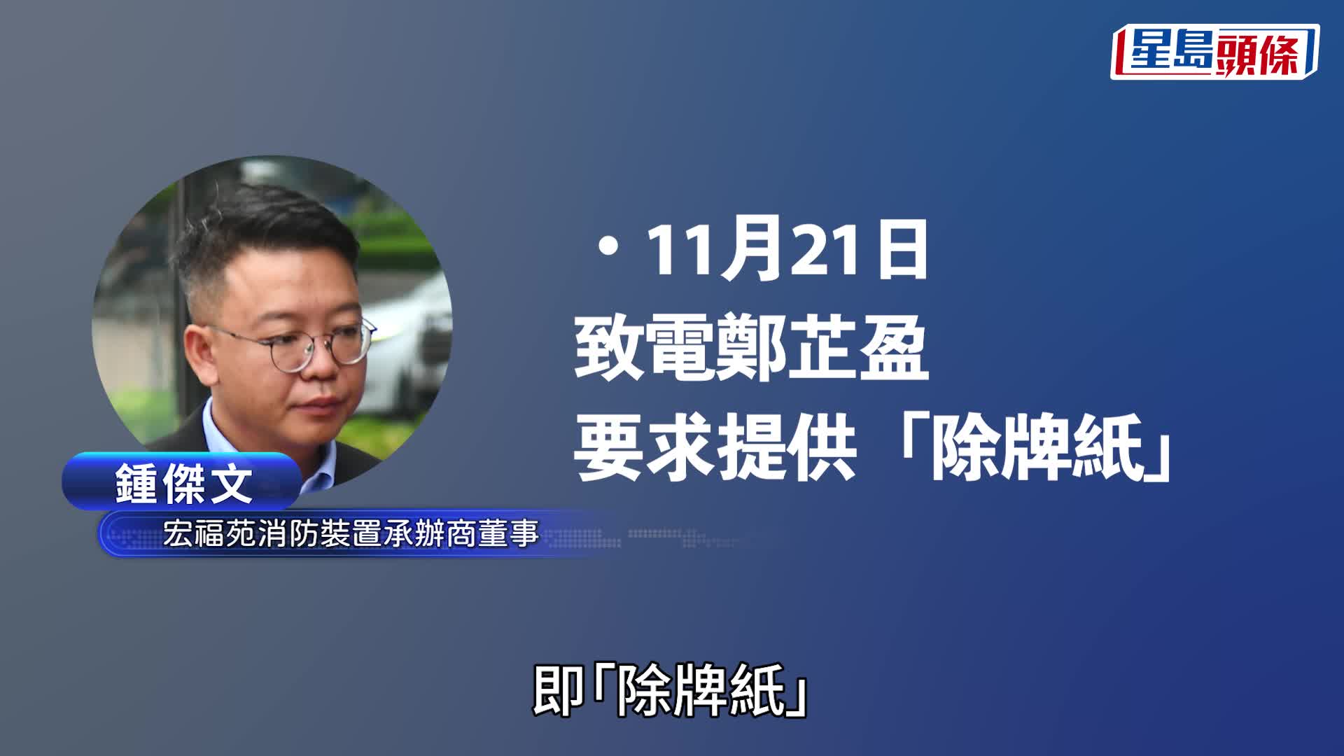 宏福苑聽證會｜置邦前員工入職僅半月即「劈炮」 指控建材亂放工人吸煙 :「會危害我生命」