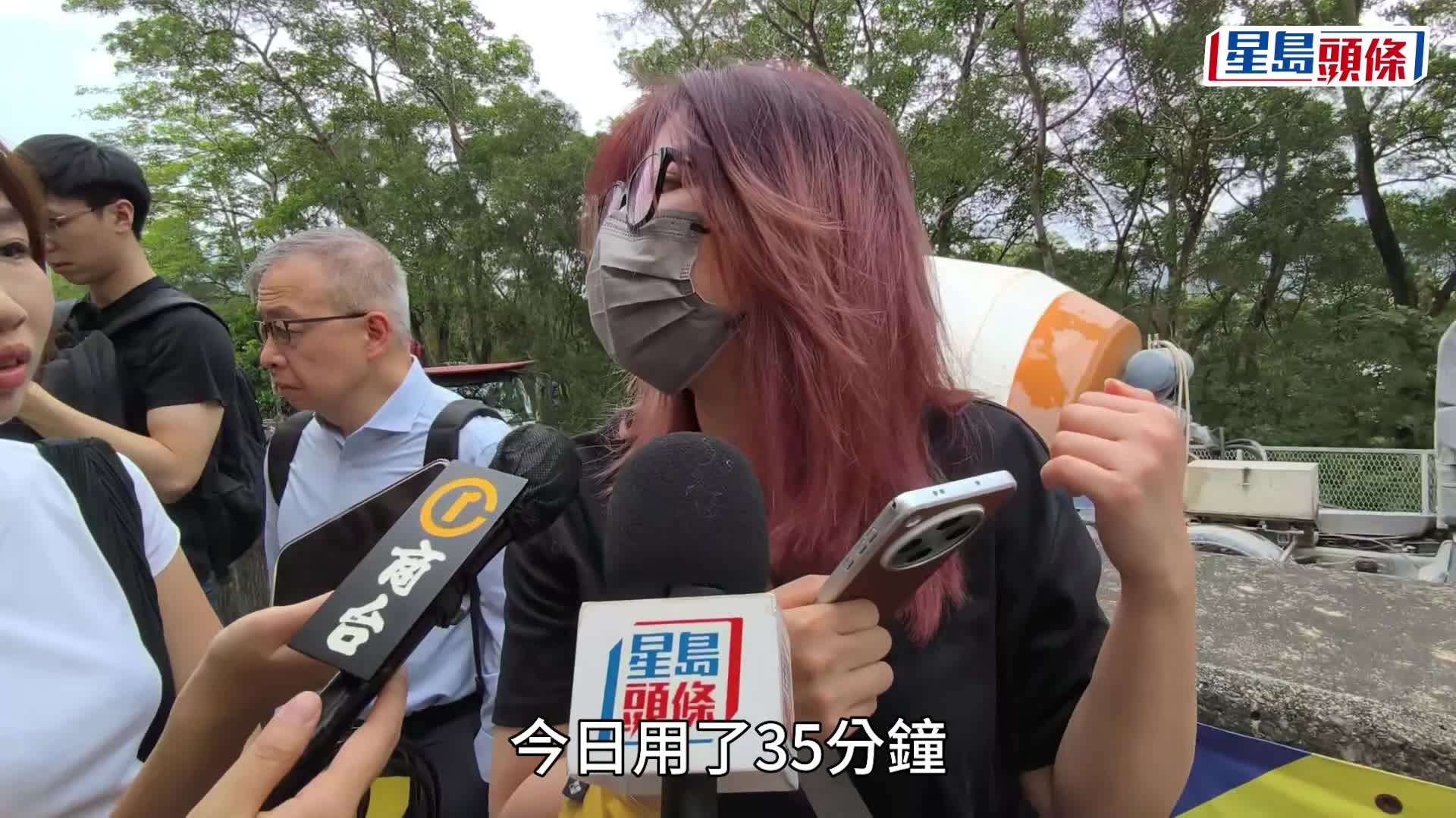 大欖隧道新收費首個工作天，運輸署指交通流量符合預期。梁國峰攝