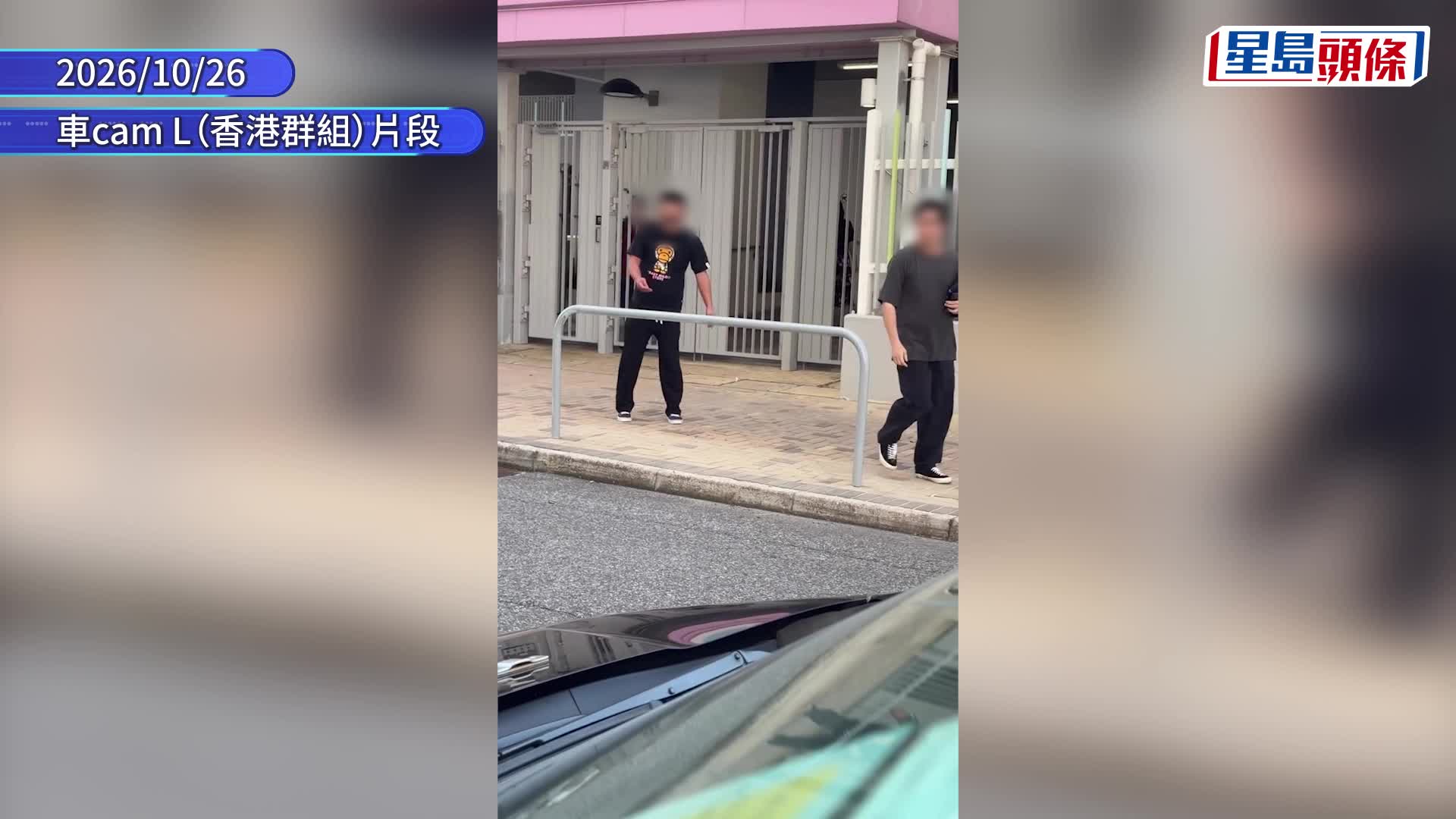 有片｜沙田男途人指控私家車違規 拍攝時惹司機暴起 兩人互毆齊被捕