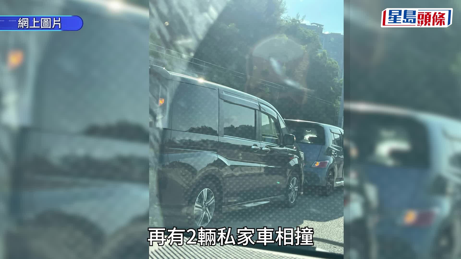 屯門公路1小時兩宗意外 4車相撞涉運油車 港鐵屯門站列車設備故障