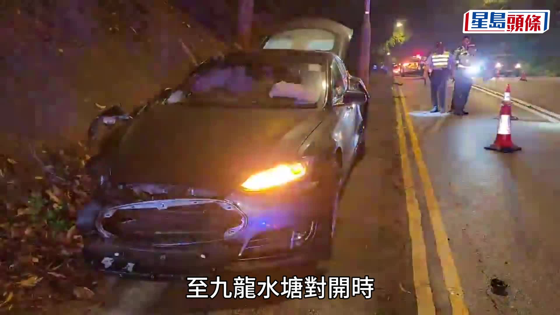 大埔公路私家車疑越線迎頭撞電單車 鐵騎士送院後不治 司機涉危駕被捕