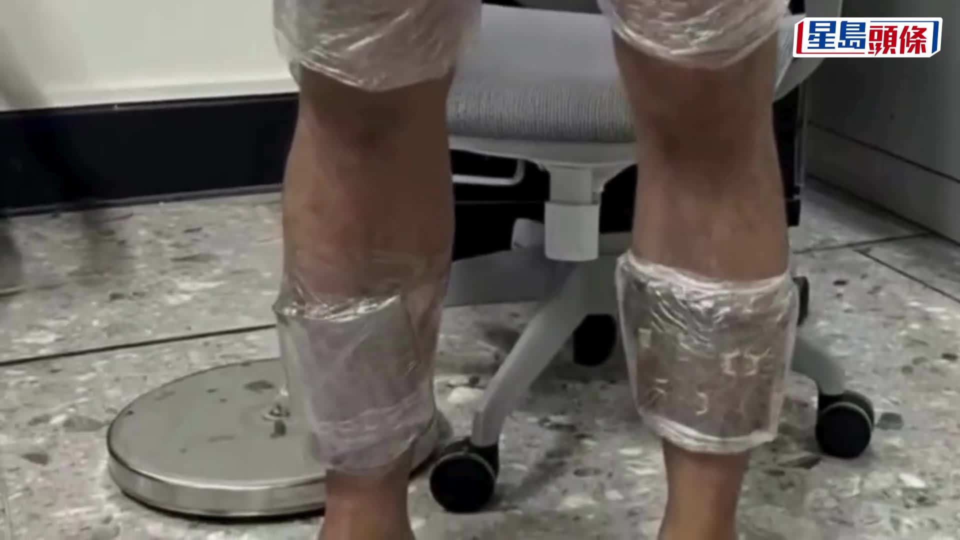 北上男腿綁49支雪茄，走路姿勢異常西九龍站斷正。微博@海關發布