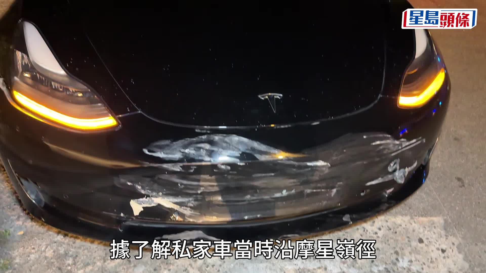 西环域多利道电单车挨撞 铁骑士昏迷送院 警拘私家车司机涉危驾