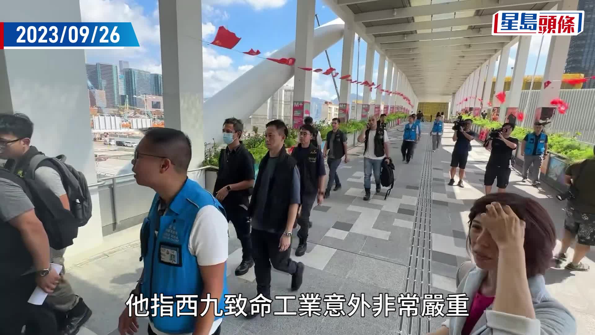 西九奪命工業意外｜鄧炳強：警拘一名判頭