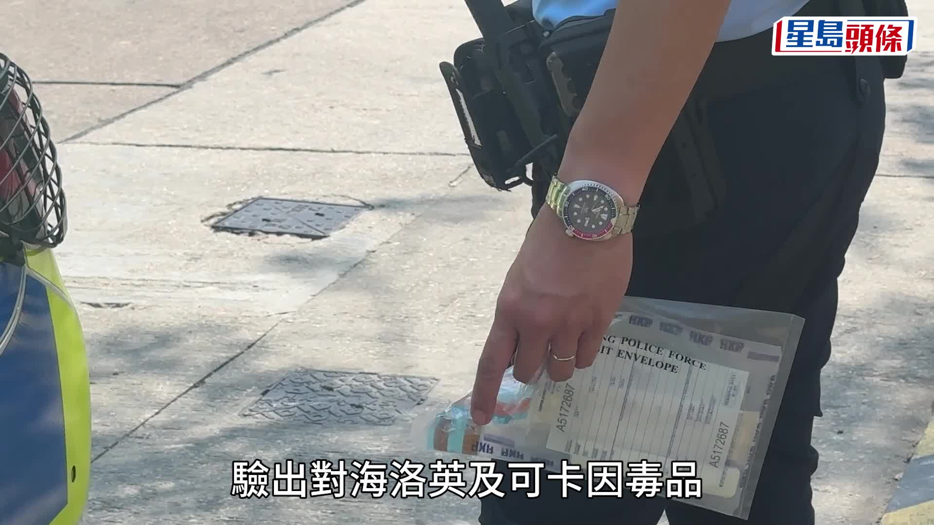 東頭村道的士左搖右擺遭警截 7旬司機對海洛英可卡因測試呈陽性 涉毒駕被捕
