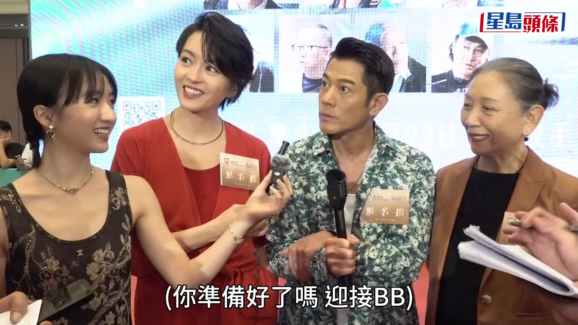 《星島頭條》今早直擊到懷孕七至八個月的方媛親自送兩個女兒往深灣道就讀的學校上學。