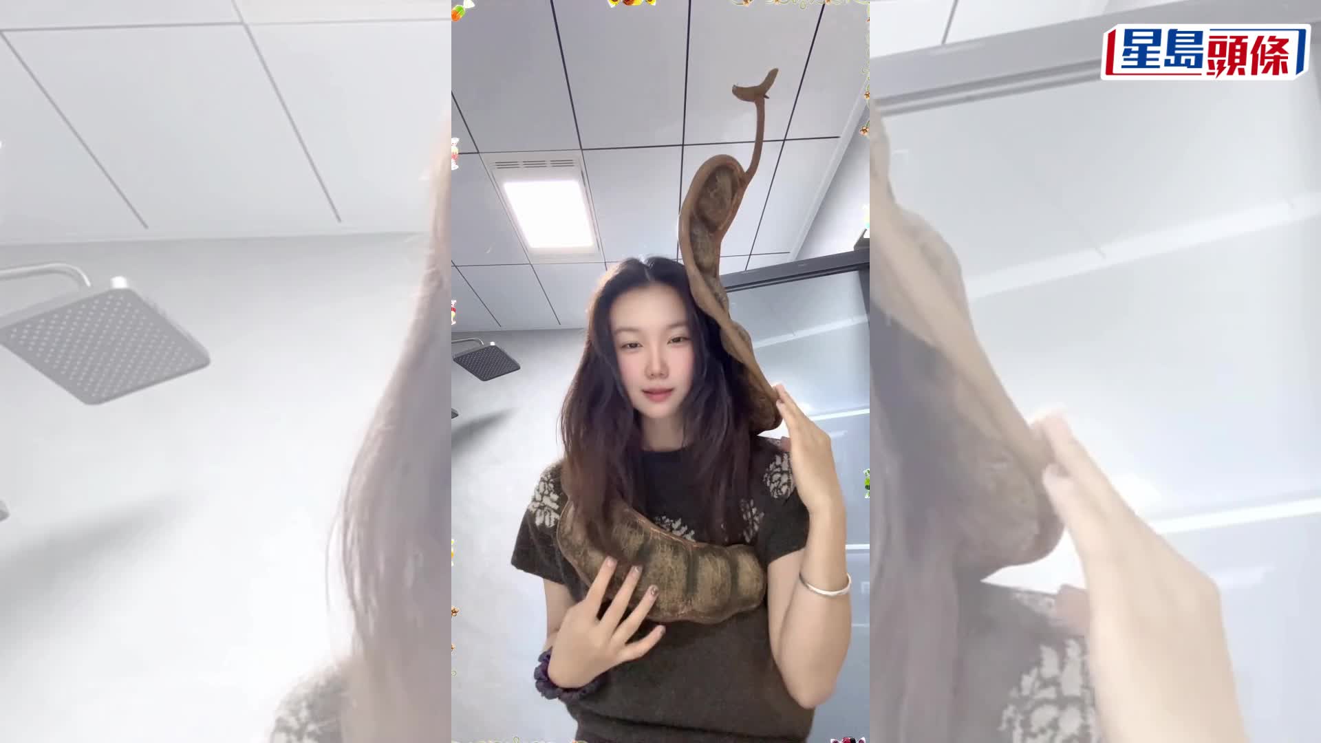 梦中情豆｜女子¥64购1米长巨豆荚 云南搭机回大连成焦点｜有片