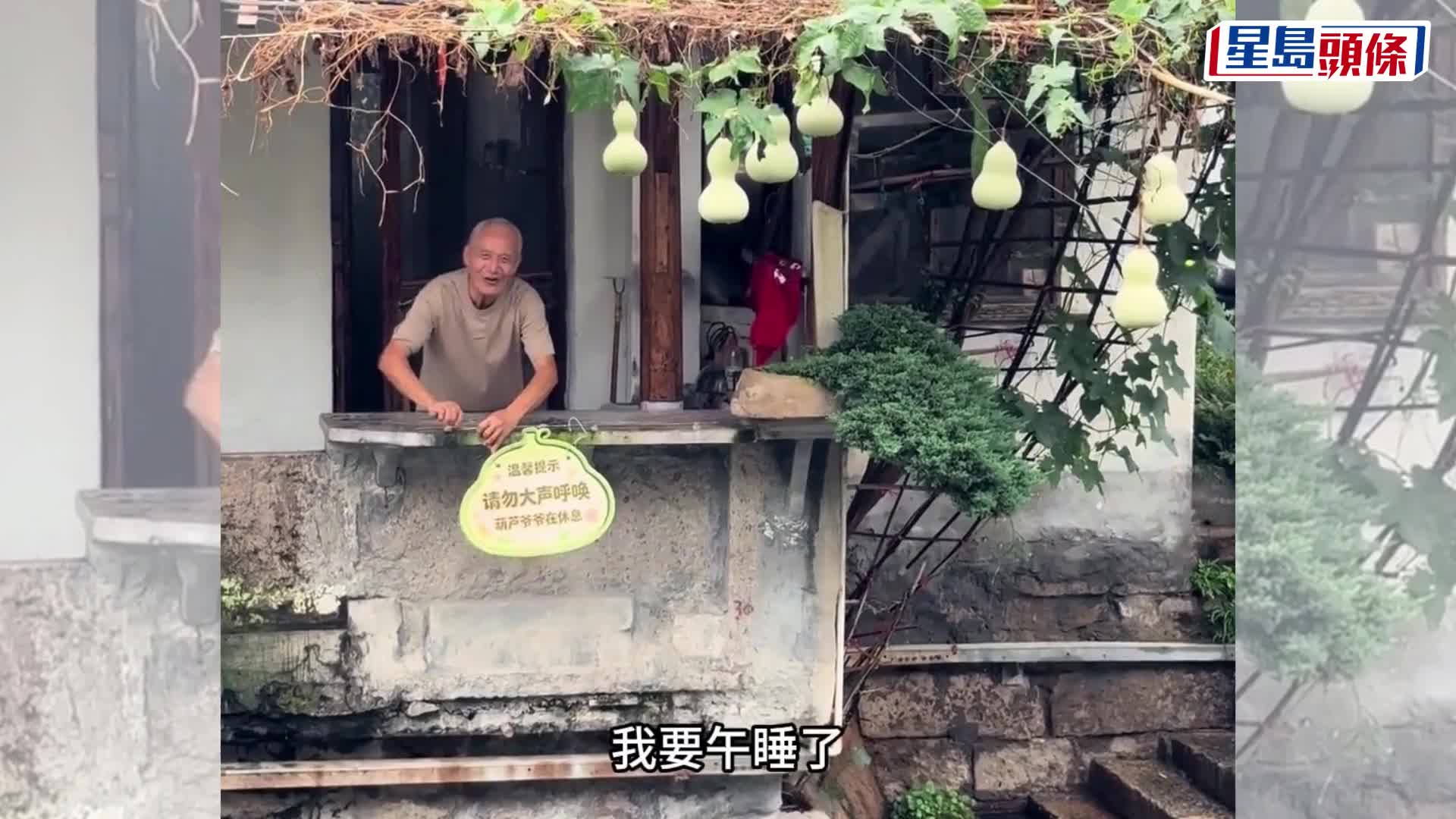 葫蘆兄弟現實版｜紹興老翁花6元種出七葫蘆掀打卡潮  背後藏痛失愛女25年催淚故事｜有片