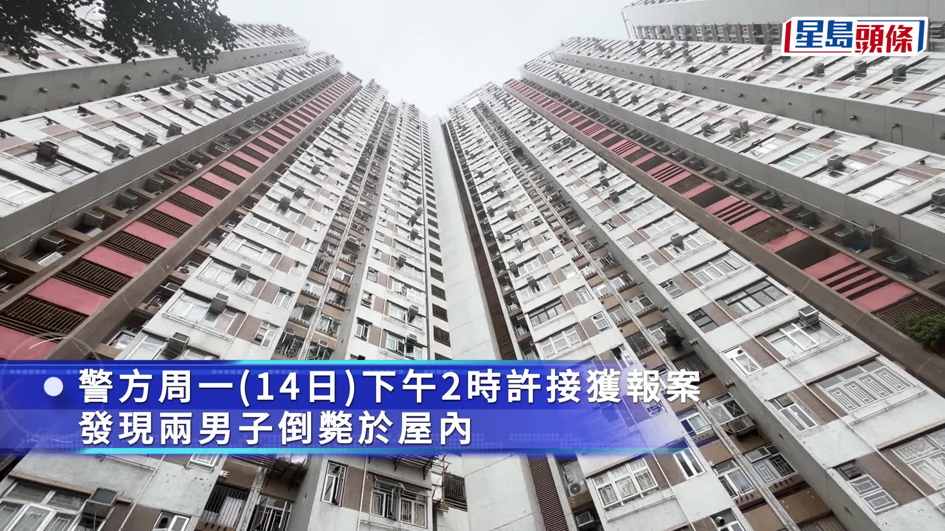 鸭脷洲利东邨单位传异味 揭两男倒毙屋内