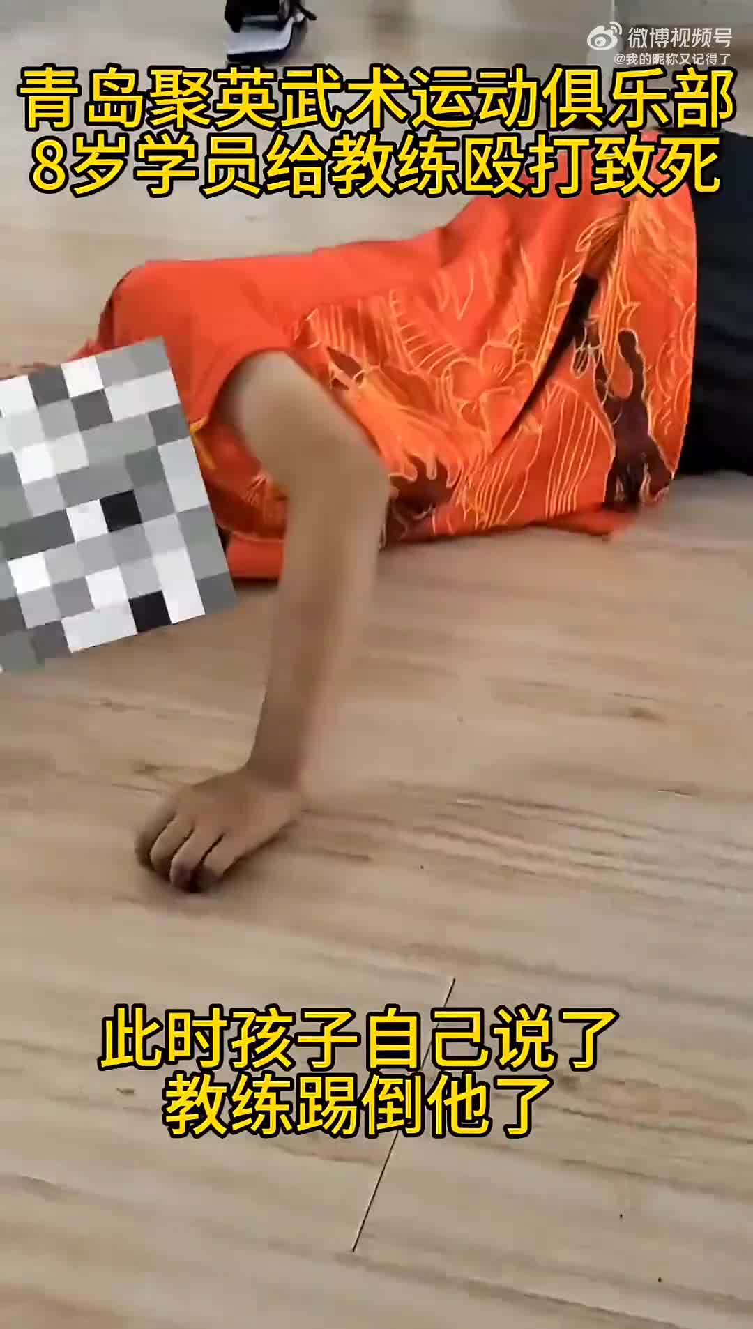武术教练疑殴打8岁男童致死 倒地仍淡定拍片辩称孩子不听话