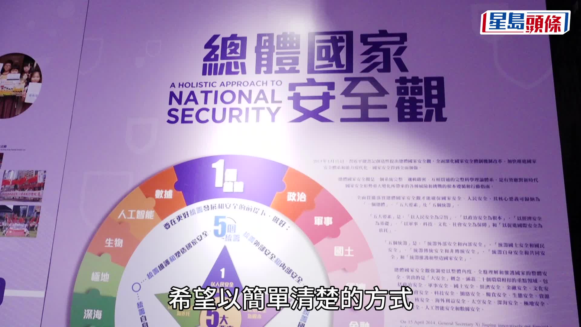 《香港國安法》公布實施5周年專題展覽今日舉行開幕典禮。盧江球攝
