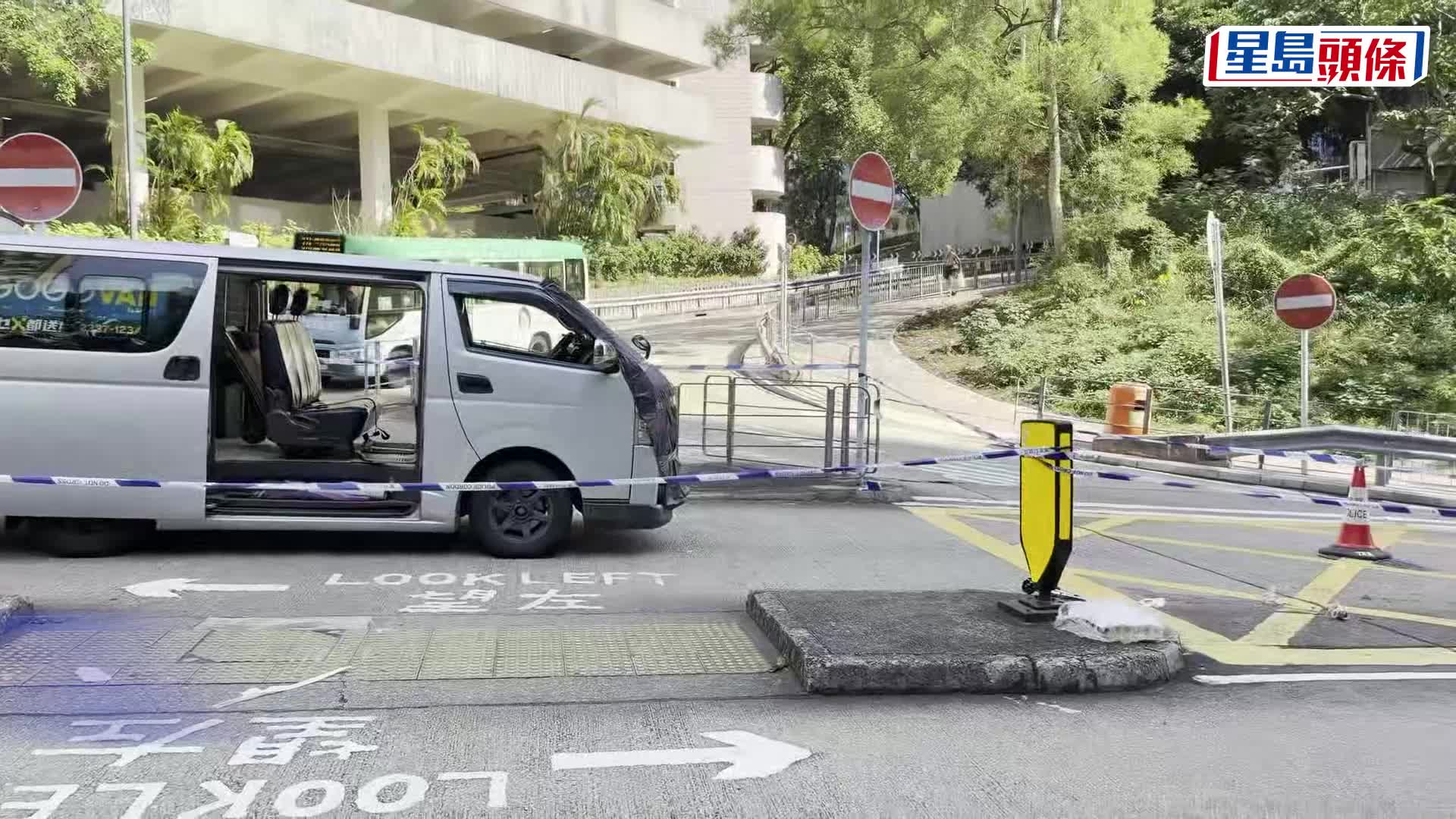 慈雲山蒲崗村道過路婦捱客貨車撞 昏迷送院搶救