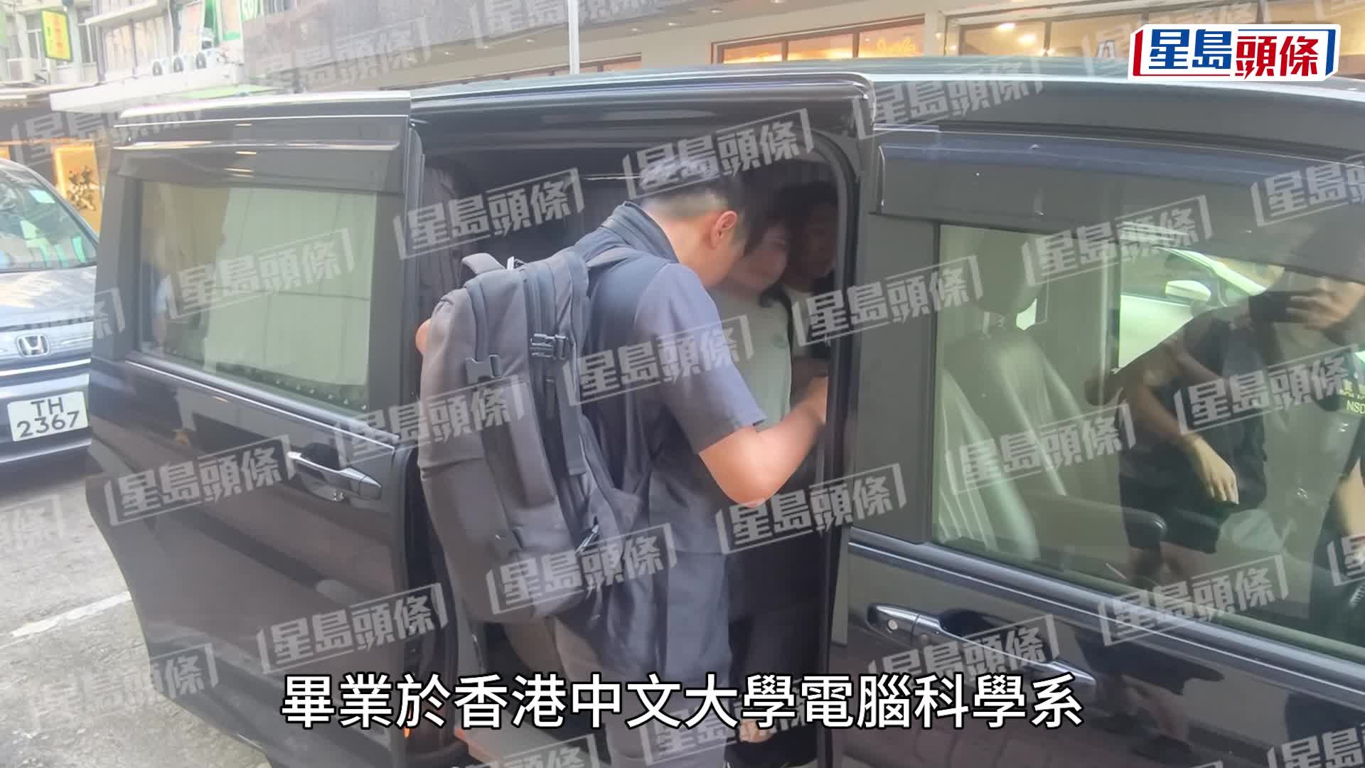 網媒人「爆炸頭」被警方國安處拘捕。黎志偉攝