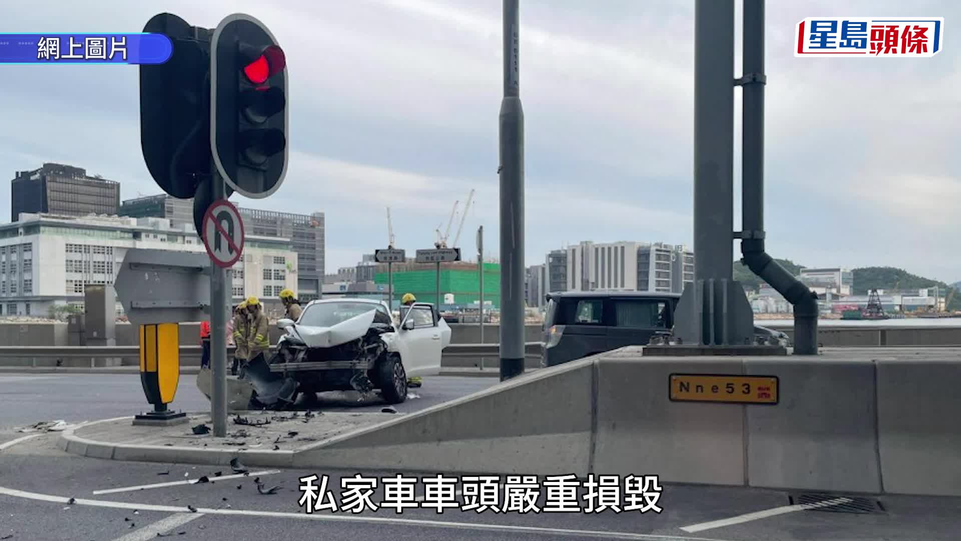 車CAM直擊｜將軍澳私家車疑違規掉頭捱七人車撞 至少2人受傷