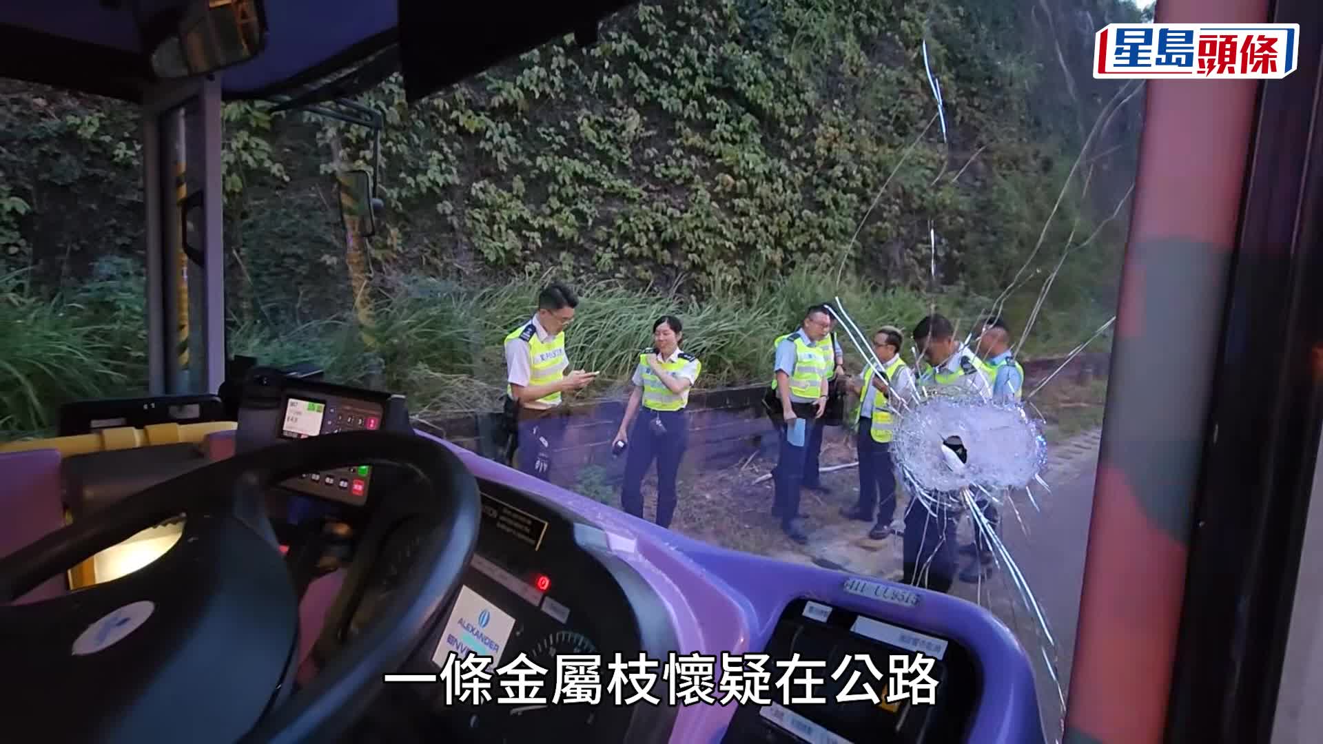 田北辰引述報道稱，該鐵通疑遺在路面逾半小時。黃文威攝