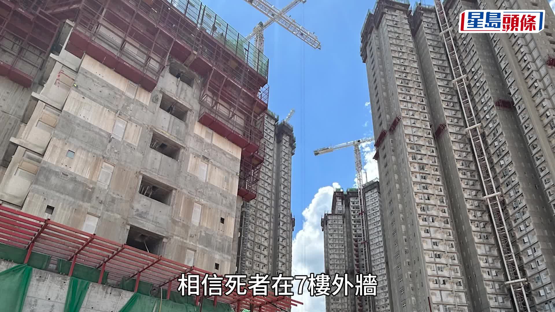 古洞公屋地盤男工7樓墮下重傷 送院搶救後不治
