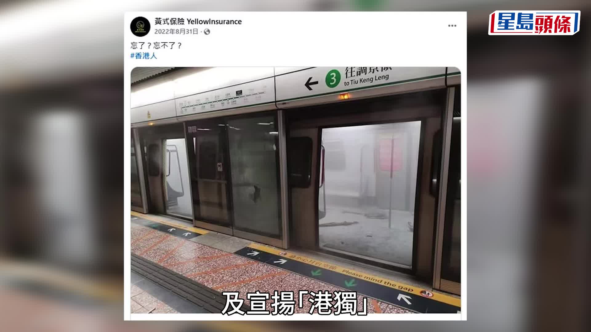 涉經營「黃式保險」專頁推銷產品  煽動反中亂港宣揚「港獨」  前北區動源成員黃嘉浩及女友人被捕